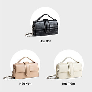 Túi Yuumy ( Thời trang nữ nắp gập sành điệu size 22 - Túi đeo chéo da Verein YN208 )