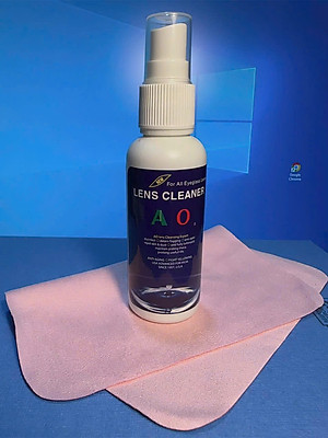 Nước xịt rửa mắt kính chuyên dụng TẶNG KHĂN LAU Màu Ngẫu Nhiên