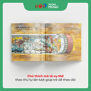 Truyện Ehon bé 3-4-5 tuổi - Đường hầm tàu điện ngầm được xây dựng như thế nào?