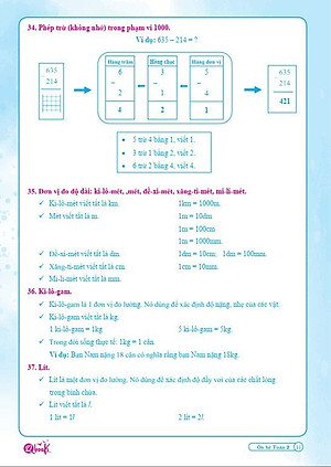 Bộ ÔN HÈ Lớp 2 (Toán + Tiếng Việt) - Dành cho học sinh lớp 2 lên lớp 3 - Theo chương trình SGK mới nhất
