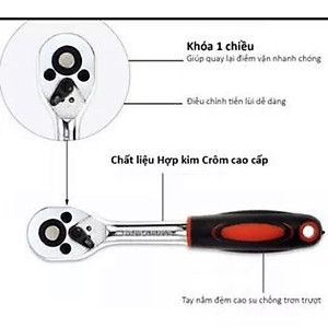 Bộ Dụng Cụ Mở Bulong Ốc Vít Đa Năng 46 Chi Tiết, Không Han Gỉ Bộ Dụng Cụ Sửa Chữa Ôtô Xe Máy 46 Món Đa Năng