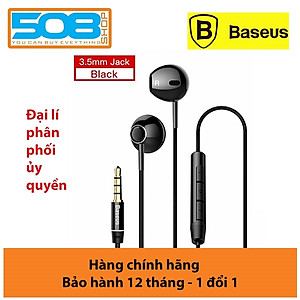 Tai nghe in Ear Baseus Encok H06TE Lateral (Wired Earphone with Mic Stereo Headset Earbuds Earpiece) - Hàng chính hãng