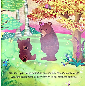 Sách Ehon Châu Âu - Chúc Gấu Con Ngủ Ngon