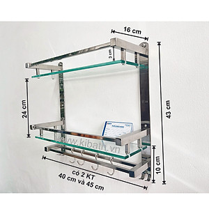Kệ Kibath 2 Tầng Phòng Tắm Tiện Lợi