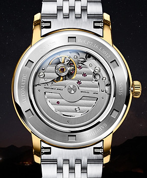 Đồng hồ nam chính hãng LOBINNI L5012-1 Kính sapphire nguyên khối,chống xước,chống nước 50m,mặt trắng vỏ vàng gold dây kim loại thép không gỉ 316L,Đồng hồ cơ (Automatic) bảo hành 24 tháng,Mới 100%,Bảo hành 24 tháng,thiết kế đơn giản trẻ trung và sang trọng