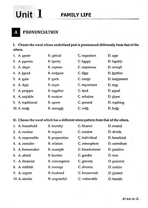 Sách Bài Tập Bổ Trợ Và Phát Triển Kĩ Năng Tiếng Anh Lớp 10