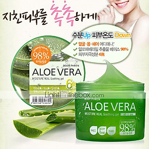 [Tặng móc khoá] Dưỡng da Aloe Natura Moisture Real Soothing Hàn Quốc 500g