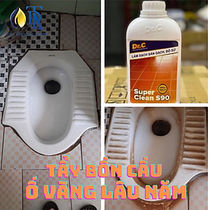 Combo Tẩy Bồn Cầu Bị Ố Vàng,Tẩy Gạch Men,Tẩy Xi Măng S90+Bột Thông Cống Cực Mạnh,Tẩy Lồng Máy Giặt,Thông Bồn Cầu Be-easy Dr.c