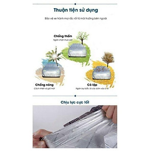 Bạt phủ xe cao cấp 3 lớp chống nóng chống cháy chống xước ô tô