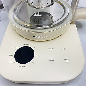 Ấm điện siêu tốc thủy tinh kiêm bình pha trà SB-PT15K dung tích 1.5 lít công suất 1000W- Hàng chính hãng