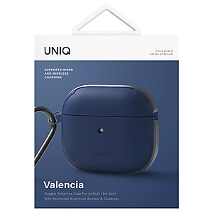 Ốp Case Bảo Vệ Cao Cấp Thương Hiệu UNIQ Valencia Antimicrobial dành cho Airpods 3 - Hàng Chính Hãng
