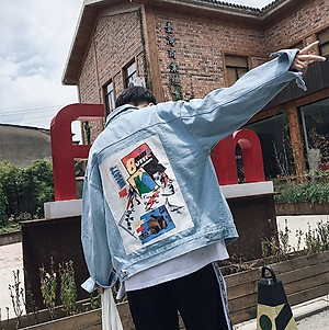 Áo khoác Jeans Nam Bowie cực chất