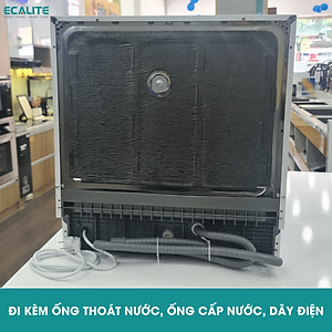Máy Rửa Chén Ecalite EDW-SMS6080WH (Trắng) - 8 Bộ - 6 Chương Trình Rửa - Hàng Chính Hãng