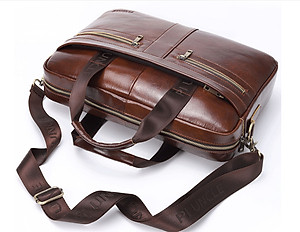 Túi xách nam da bò thật - túi xách nam da bò thật cao cấp ( 15,6")