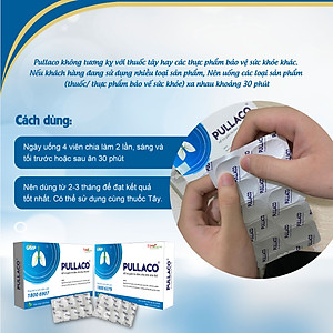 TPBVSK PULLACO – Hỗ trợ giảm ho đờm, khò khè, khó thở