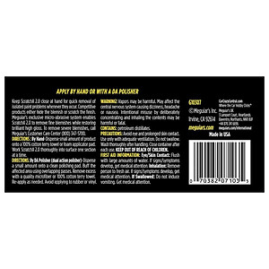 Meguiar's Xi xóa xước bề mặt sơn xe hơi Scratch X, G10307EU, 7 oz, 207 ml