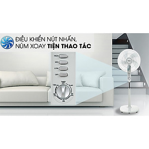 Quạt đứng Toshiba F-LSA10(H)VN (50W) - Xám - Hàng chính hãng