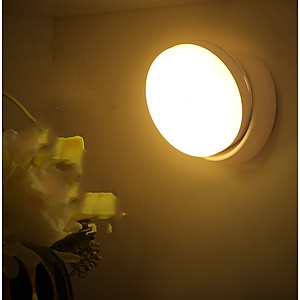 Đèn LED cảm ứng, cảm biến thông minh không dây, Pin sạc, nhận diện người có nam châm gắn tường xoay 360 độ làm đèn học, cho phòng ngủ, nhà vệ sinh, cho tủ quần áo, cầu thang, ban công, hành lang - MH2011