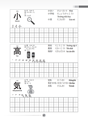 Tập Viết Tiếng Nhật Căn Bản - Kanji _MT