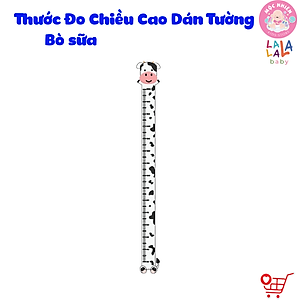 Thước Đo Chiều Cao Dán Tường cho Bé ( Decal Dán Tường ) Hình Con Vật Đáng Yêu - Lalala Baby