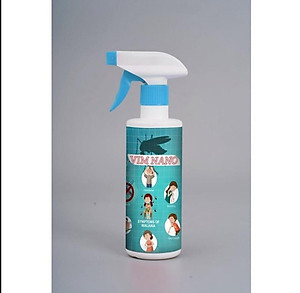 Bình Xịt Đuổi Côn Trùng Vim Nano - Đuổi Ruồi, Muỗi, Côn Trùng Gây Hại, Mùi Hương Thảo Mộc, Dễ Chịu Chai 500ml