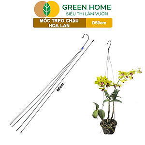 10 Móc Treo Chậu Lan Greenhome, D60Cm, Thiết Kế Tối Giản, Thẩm Mỹ, Treo Lan, Chậu Hoa, Dễ Sử Dụng