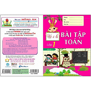 Sách Vở Ô Li Bài Tập Toán Lớp 1 - Quyển 2 (Tái bản 2020)