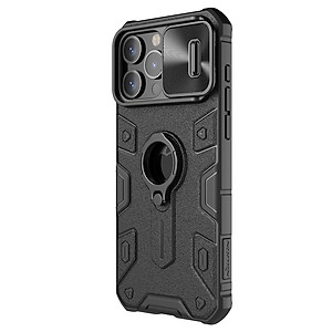 Ốp Lưng Nillkin CamShield Armor Cho iPhone 15 Pro / iPhone 15 Pro Max - Hàng Chính Hãng