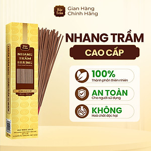 Nhang Trầm Cao Cấp – Hộp Vàng | Bảo Trầm – Nhang Thơm Thanh Tịnh – Sạch – Tự Nhiên