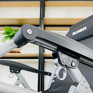 Ghế xếp thư giãn cao cấp SUMIKA 179 - Khóa bằng kim loại, vải lưới Textilene thoáng khí, tải trọng 300kg, có khay đựng ly, dụng cụ tiện lợi, khung ghế bằng thép không gỉ, đế chống trượt