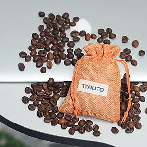 Túi thơm cà phê TTAUTO 100% hạt nguyên chất khử mùi trên ô tô, tủ đồ, văn phòng