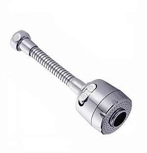 Đầu gắn vòi nước rửa chén KG16, xoay 360 tăng áp tiết kiệm nước phù hợp được tất cả các vòi, chất liệu inox