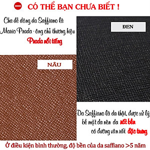 Thắt lưng nam, dây nịt nam da bò Saffiano 2 lớp Bụi Leather L109 - Khóa cài xoay 360 độ, dùng được cả 2 mặt - Bảo hành 12 tháng