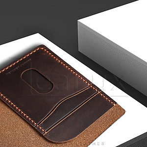 Ví Đựng Hộ Chiếu Handmade Da Sáp Lealux Passport Wallet 2