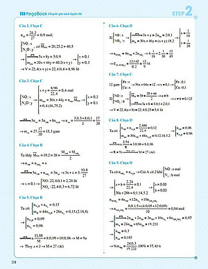Sách 3 STEP - Tiết Lộ Bí Quyết 3 Bước Đạt Điểm 8+ Hóa Học