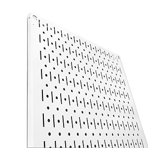Bộ 2 Bảng treo dụng cụ Pegboard kim loại đứng 80×40cm - Chất liệu kim loại sơn tĩnh điện - Giúp lưu trữ dụng cụ trực quan, dễ tìm kiếm
