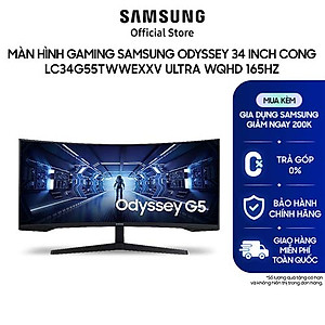 Màn hình Samsung Odyssey G5 Cong Dòng 34inch LC34G55 - Hàng chính hãng