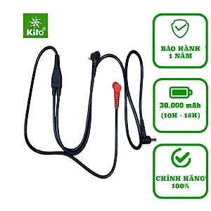 Dây cáp DC kết nối 2 Quạt vào Pin Áo Điều Hòa Cao Cấp, Gia cường chống đứt, không lo gián đoạn sử dụng