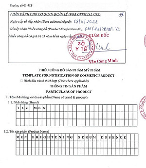 Serum The MEN Brightening Serum Essence The M.E.N Thailand 30ml