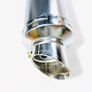 Pô Leovince bạc + cổ pô Exciter 135 