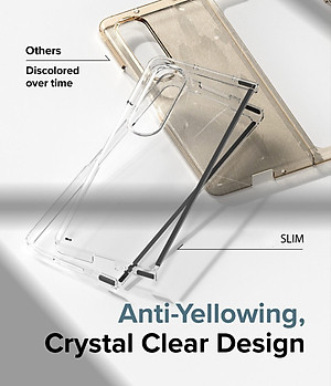 Ốp lưng chống sốc trong suốt cho Samsung Galaxy Z Fold 4 hiệu Likgus Crashproof giúp chống chịu  mọi va đập - hàng nhập khẩu