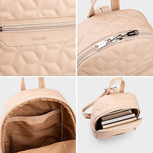 Balo Yuumy ( Thời trang nữ họa tiết tiện lợi cỡ trung - Balo da Seasand YBA84 )