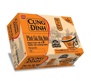 Thùng 12 Hộp Phở Gà Hà Nội Cung Đình (73g/Hộp)