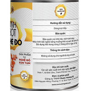 Combo 2 lon Thực Phẩm chức năng Tinh bột nghệ đỏ An Bình