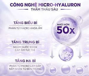 Nước Tẩy Trang L'Oreal Paris Giúp Căng Mịn Da Revitalift Hyaluronic Acid Micellar Water 400ml