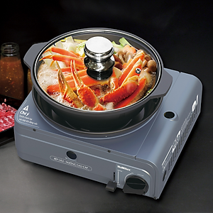 Bếp Lẩu - Nướng Áp Chảo Cao Cấp NaMilux GS2923PF│Chống Gió Siêu Việt│Nồi Chống Dính Teflon Whitford│Hàng Chính Hãng