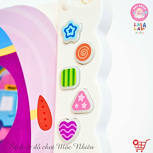 Sách âm thanh Lalalook đồ chơi kích thích thị giác não bộ phát triển cho bé sơ sinh Lalala baby