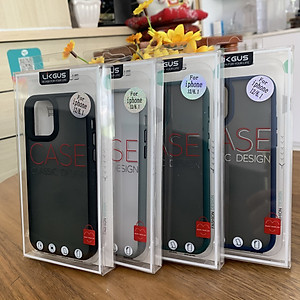 Ốp lưng iPhone 12/ 12 Pro Likgus viền màu - Hàng chính hãng