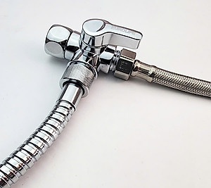 Van T 3 đường nước 21mm dùng chia nước cho bồn cầu và bộ xịt vệ sinh Eurolife EL-VT03 (2 màu: đen, trắng)