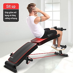 Ghế tập bụng cong muse, Ghế tập gym đa năng, Ghế Tập cơ Bụng, Máy tập bụng, Ghế tập lực , máy gập cơ bụng (hàng nhập khẩu)
